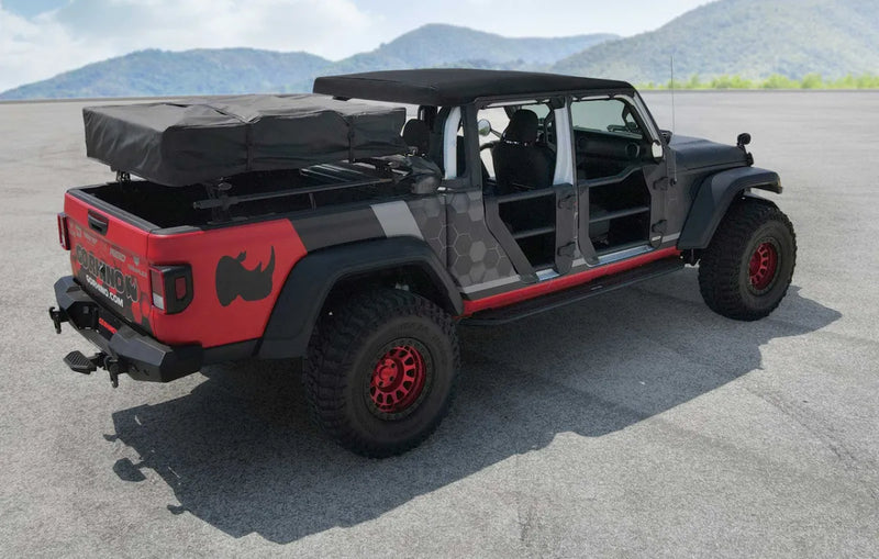 Go Rhino XRS Cross Bars Truck Bed Rail Kit for Trucks w/out Tonneau Covers