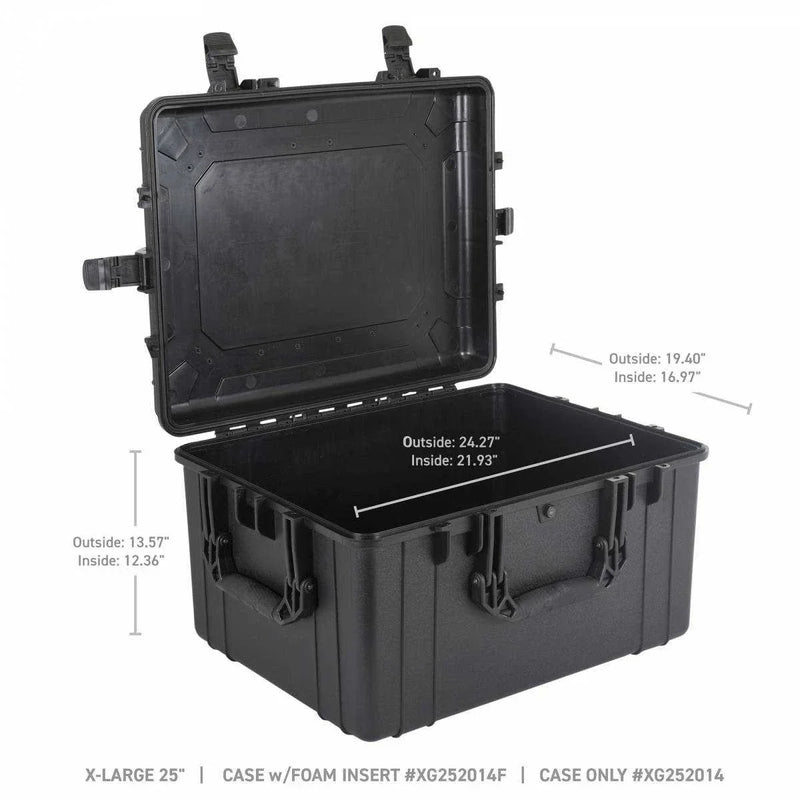 Go Rhino Xventure Hard Shell Gear Case | Rugged Offroad Storage Box | 25" Extra Large