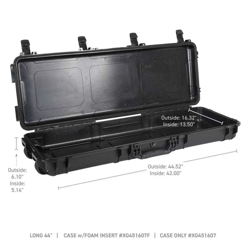 Go Rhino Xventure Hard Shell Gear Case | Rugged Offroad Storage Box | 44" Long