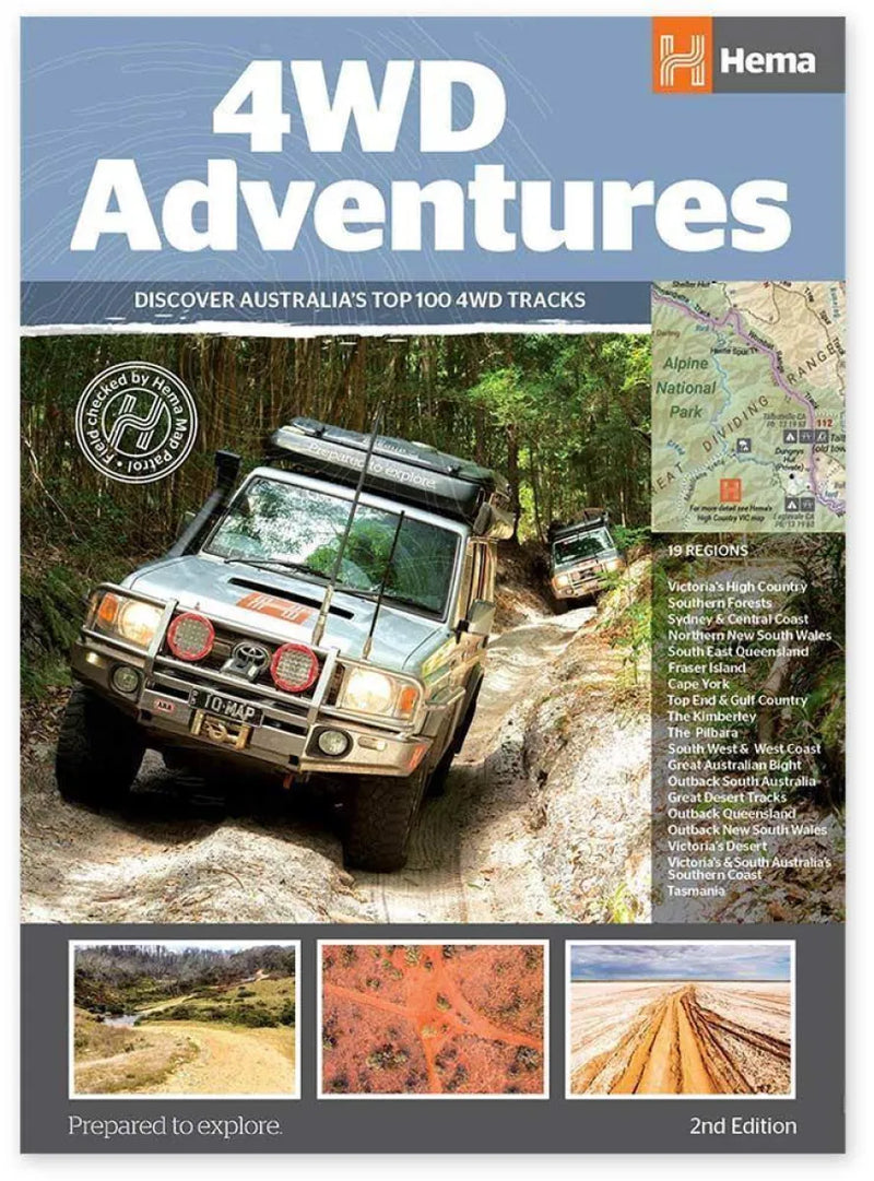 Hema 4WD Adventures 4x4 Travel Book (2nd Edition) - Books