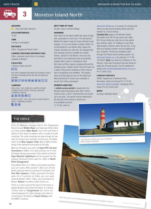 Hema 4WD + Camping Escapes South East Queensland Travel Book (1st Edition) - Books