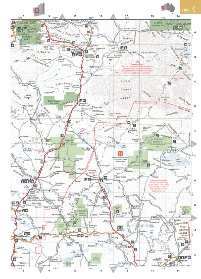 Hema Australia Road & 4WD Atlas Travel Book (12th Edition) - Books