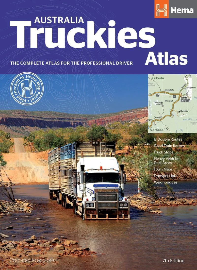 Hema Australia Truckies Atlas Travel Book (7th Edition) - Books