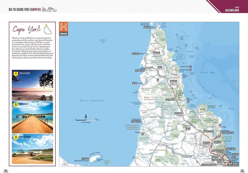 Hema Go-To Guide for Campers (1st Edition) Travel Book - Books