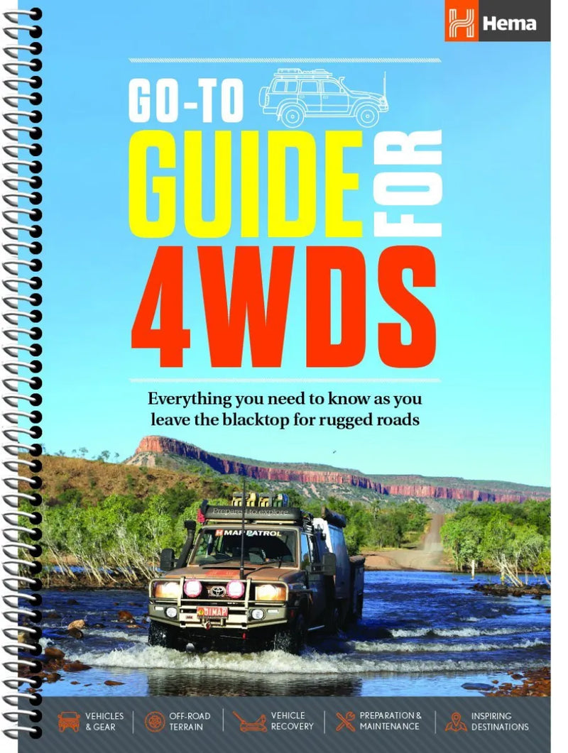 Hema Go-To-Guide Travel Book for 4WDs (1st Edition) - Books