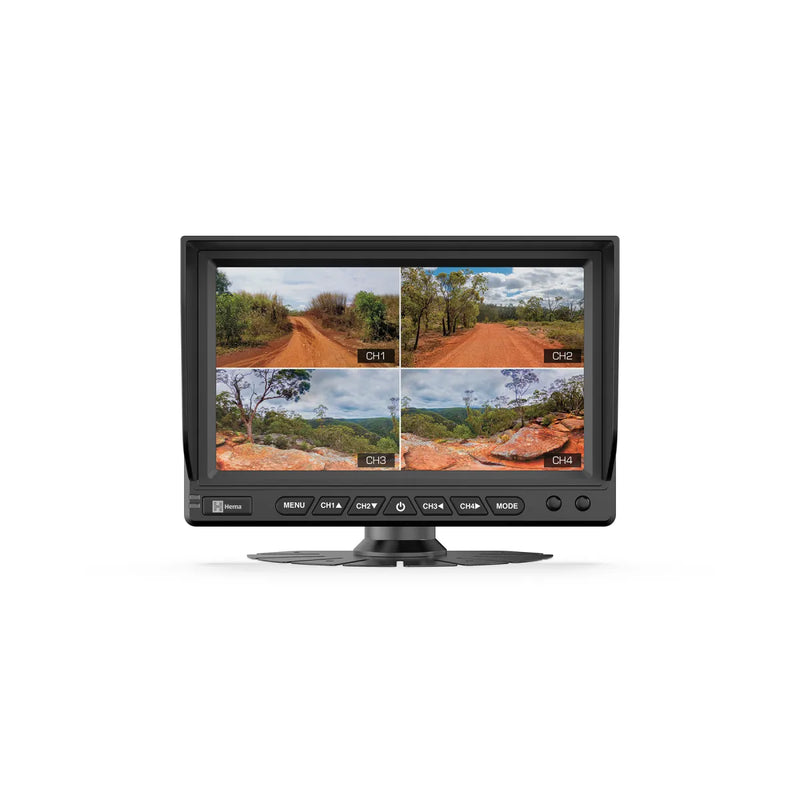 Hema HM-MNT AHD Quad Display Touchscreen Reversing Monitor