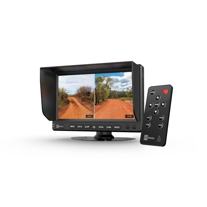 Hema HM-MNT AHD Quad Display Touchscreen Reversing Monitor