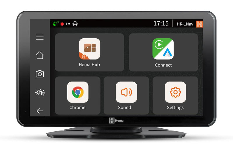 Hema HR-1 NAV Smart Navigator with Dual Channel Dash Cams