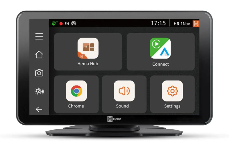 Hema HR-1 NAV Smart Navigator with Dual Channel Dash Cams