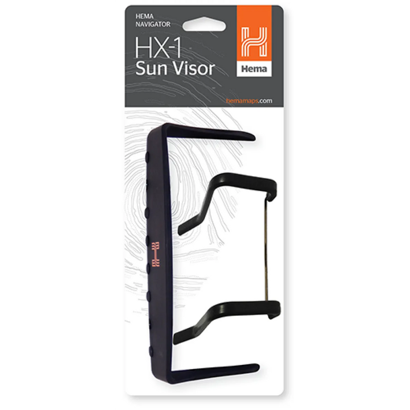 Hema HX Navigator GPS sun visor accessory to reduce sun’s glare for camera and optical devices