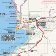 Map of Broome and surrounding areas in the Kimberley Region from the Hema Kimberley Atlas