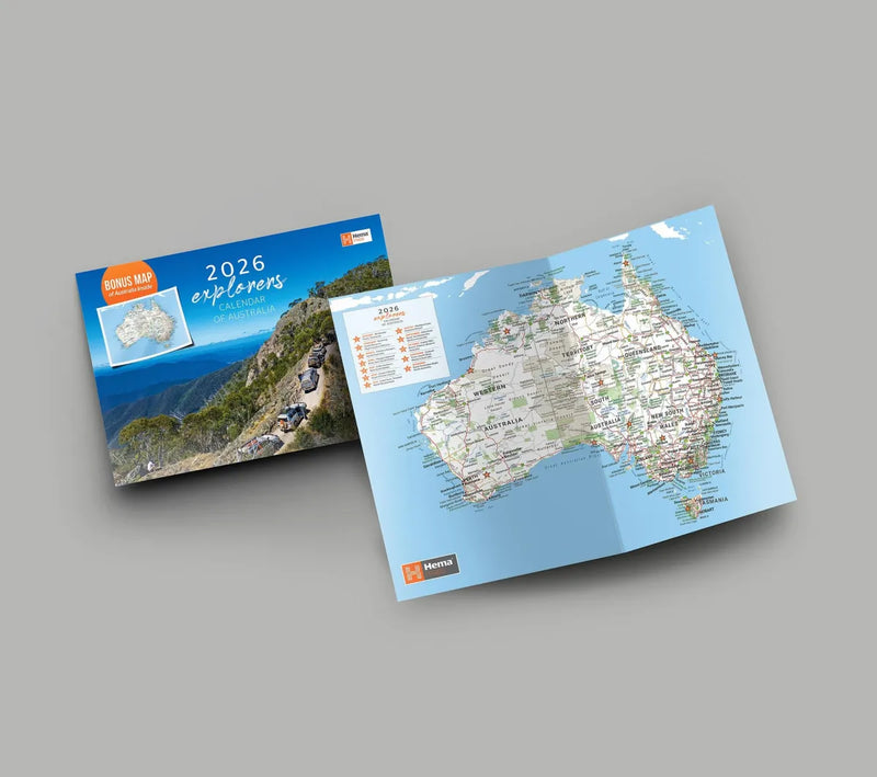 Hema Maps Explorer Calendar | 2026
