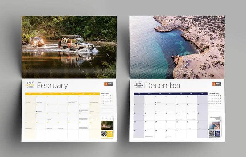 Hema Maps Explorer Calendar | 2026