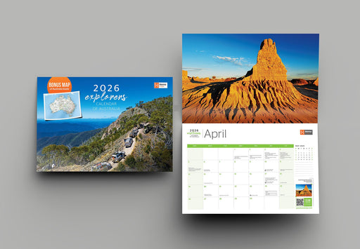 Hema Maps Explorer Calendar | 2026