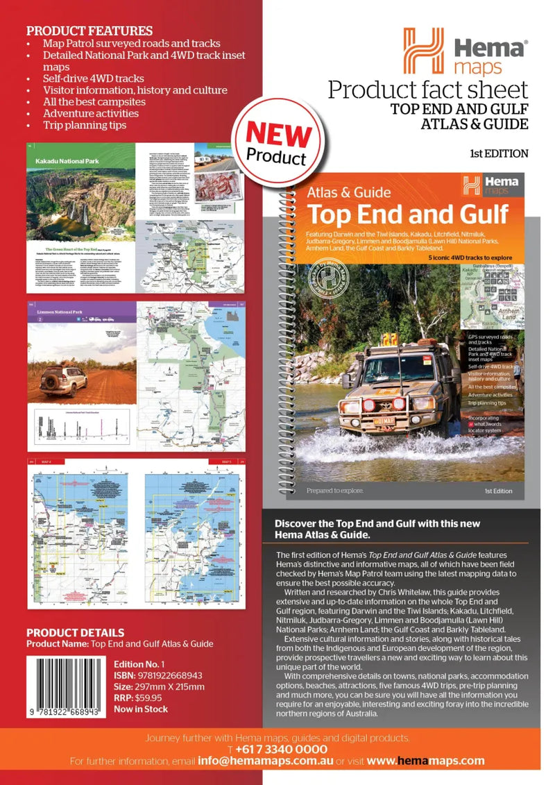 Hema Ultimate 4WD Atlas and Guide to the Top End and Gulf Region