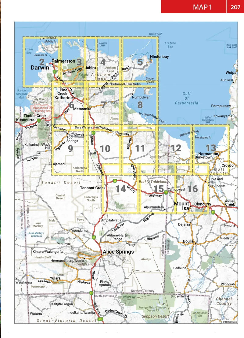 Hema Ultimate 4WD Atlas and Guide to the Top End and Gulf Region