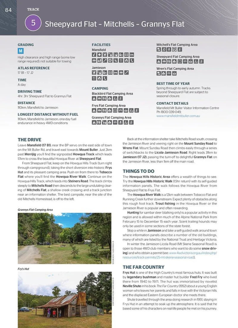 Hema The Victorian High Country Atlas & Guide Book (3rd Edition)