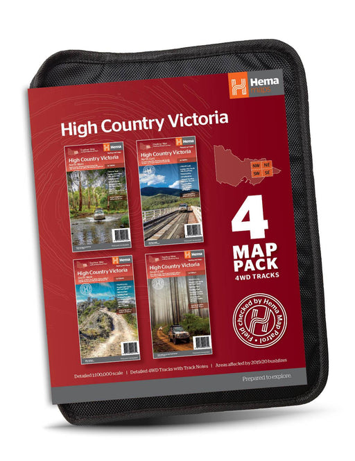 Hema Victorian High Country Map Pack