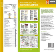 Hema Western Australia Road and 4WD Track Atlas for exploring Western Australia roads
