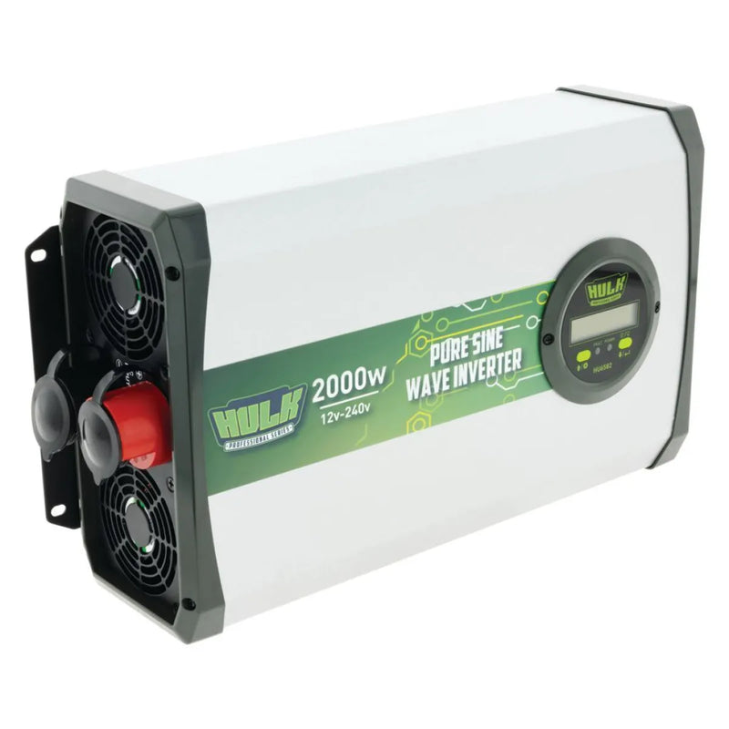 HULK 4X4 2000W Pure Sine Wave Inverter 12V DC to 240V AC