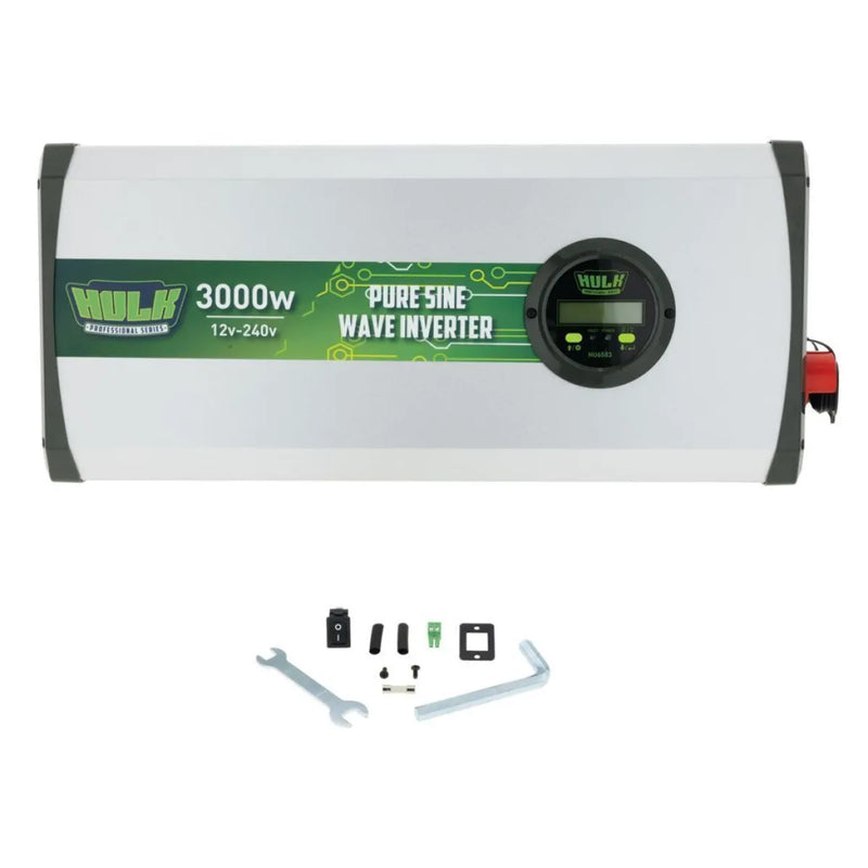 HULK 4X4 3000W Pure Sine Wave Inverter 12V DC to 240V AC