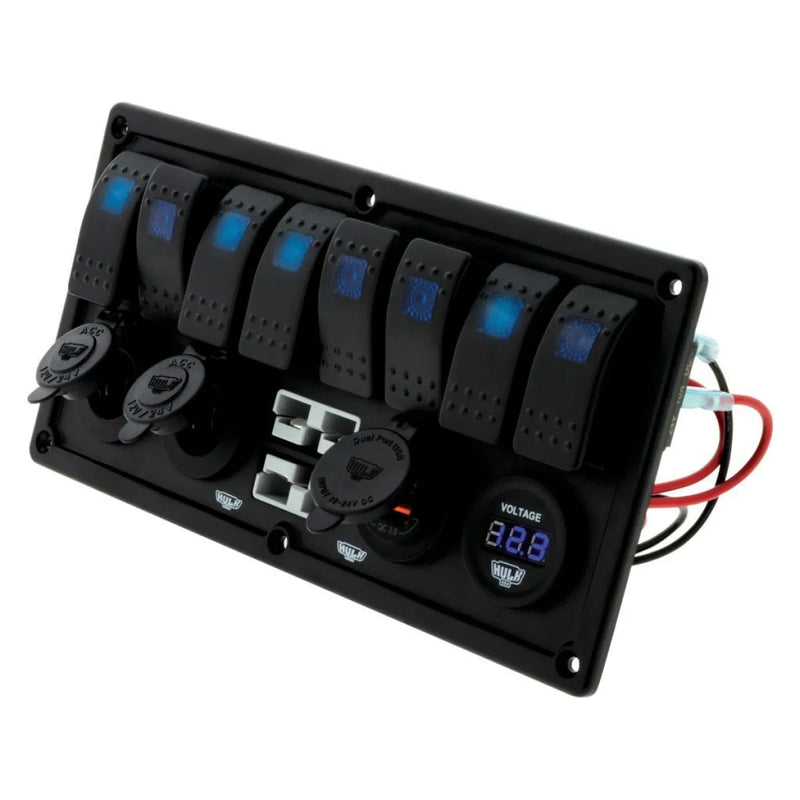 HULK 4X4 8-Way Switch Panel | Dual Accessory Power Sockets