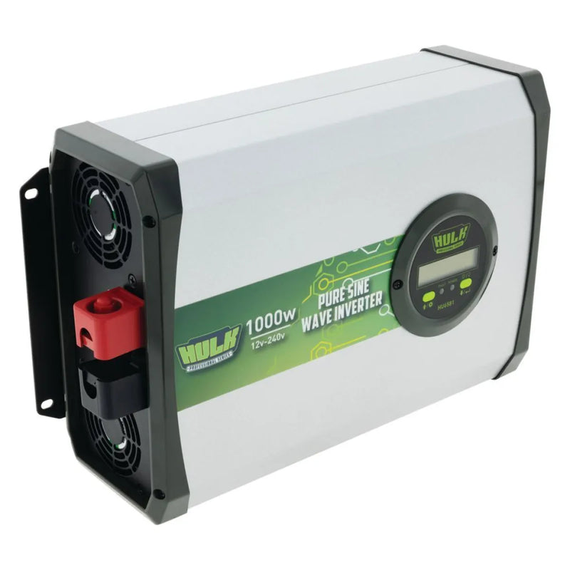 HULK 4X4 Pure Sine Wave Inverter 1000W 12V DC to 240V AC