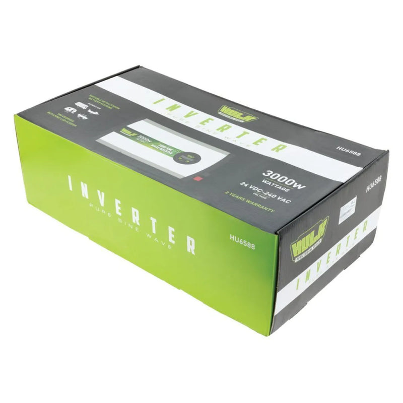 HULK 4X4 Pure Sine Wave Inverter 3000W 24V DC to 240V AC