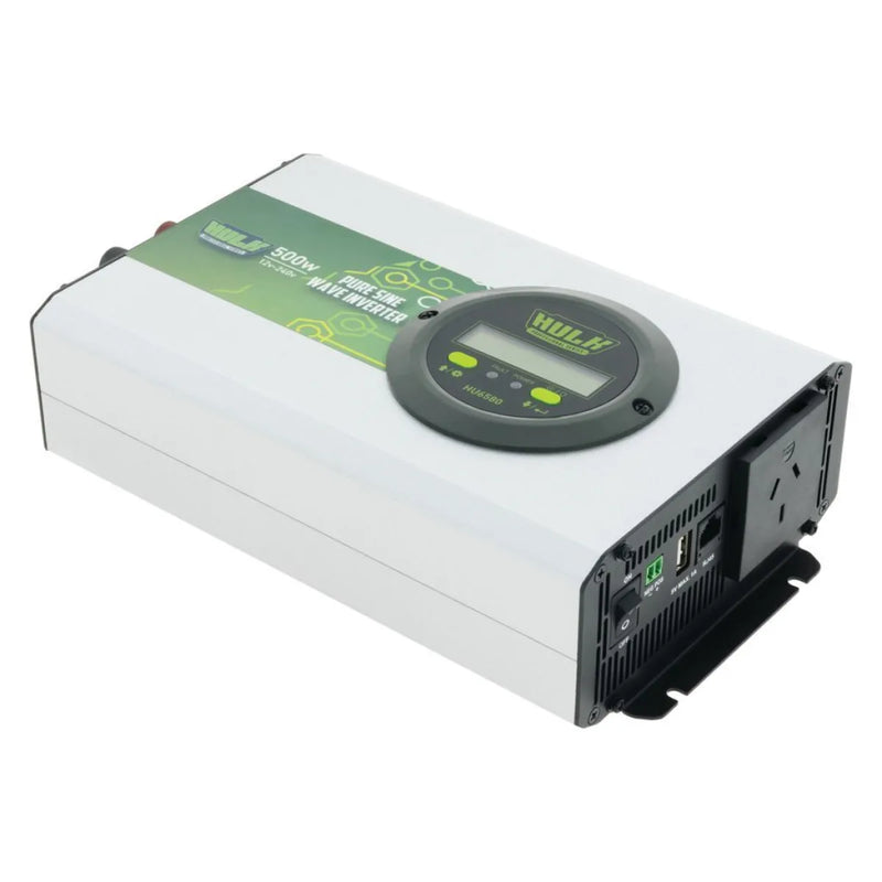 HULK 4X4 Pure Sine Wave Inverter 500W 12V DC to 240V AC