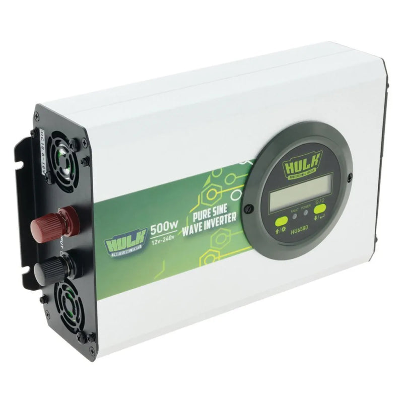 HULK 4X4 Pure Sine Wave Inverter 500W 12V DC to 240V AC