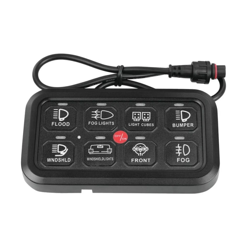 HULK 4X4 Smart Bluetooth 8 Way Switch Panel