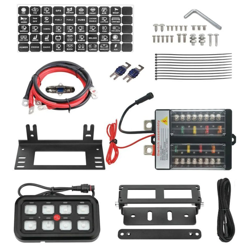 HULK 4X4 Smart Bluetooth 8 Way Switch Panel