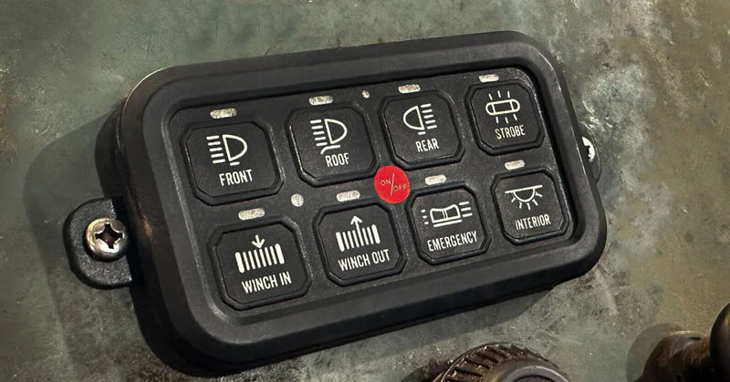 HULK 4X4 Smart Bluetooth 8 Way Switch Panel