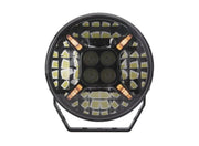 Hulk 7 Round LED Driving Lamp | Black/Chrome - Driving Lights
