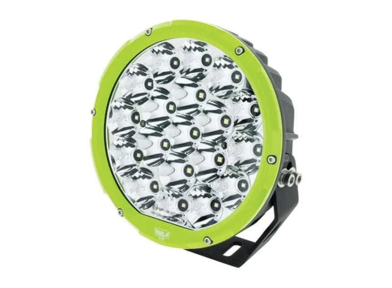 Hulk 7 Round LED 4x4 Driving Lamp | Black or Green - Green - Driving Lights