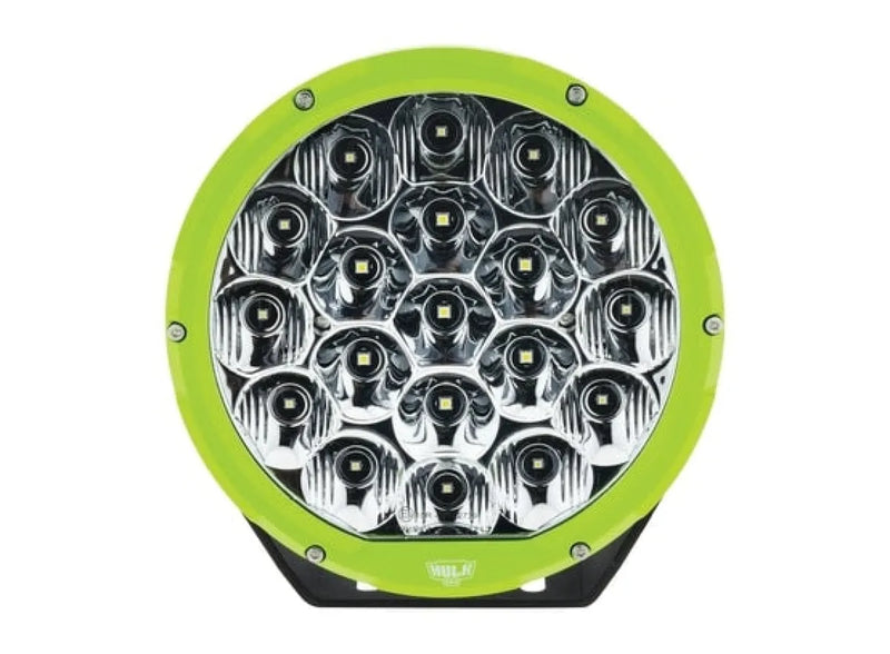 Hulk 7 Round LED 4x4 Driving Lamp | Black or Green - Driving Lights