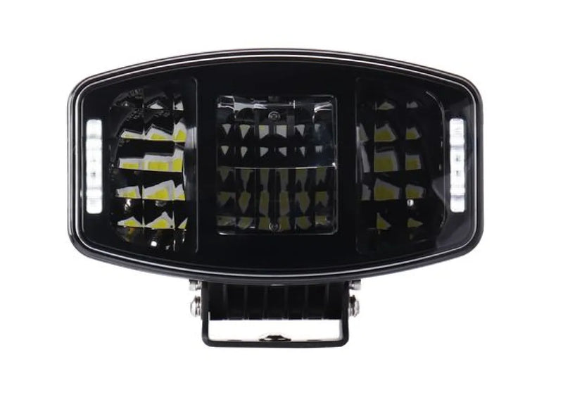 Hulk 9.7 Slimline Rectangle LED Driving Light with Front Indicator and Position Lamp - Driving Lights