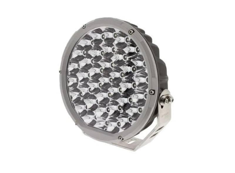 Hulk 9 Round LED Driving Lamp | Silver Bezel - Driving Lights
