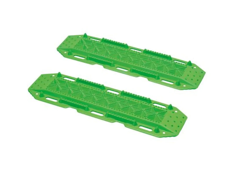 Hulk Nylon Recovery Tracks | 2-Piece | Black/Green - Recovery Tracks