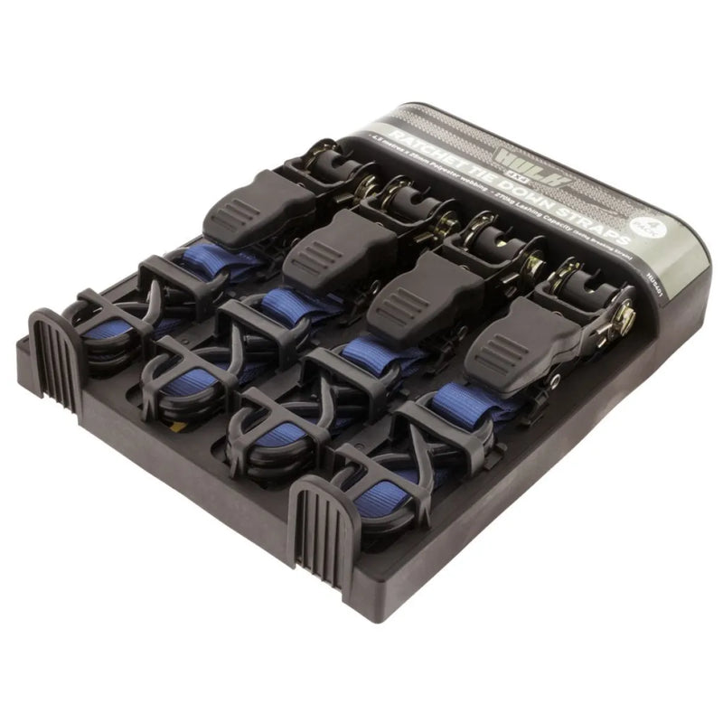 Hulk Ratchet Tie Down Straps | Pack of 4 - Tie Down Straps