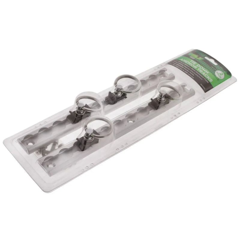 Hulk Tiedown Anchor Tracks | 350mm or 600mm | Pak of 2 - Tie Down Anchor Points