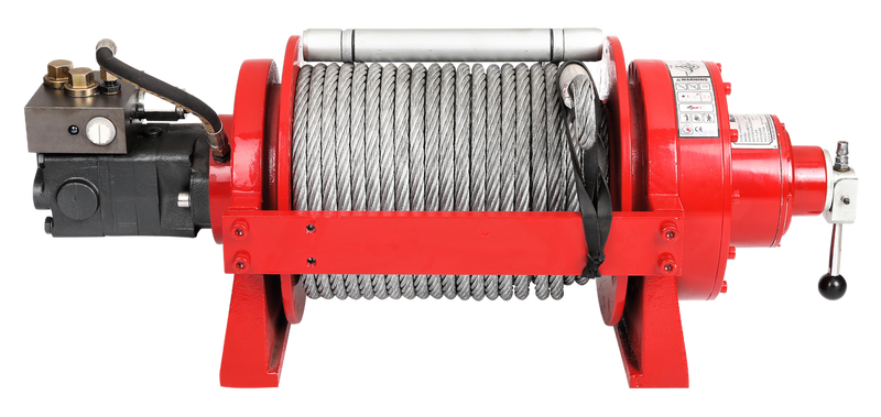 Runva HWP20000Y2P Industrial Hydraulic Winch with Steel Cable