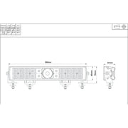 Ignite 15 Dual Row Laser LED Driving Lamp Lightbar - Light Bars