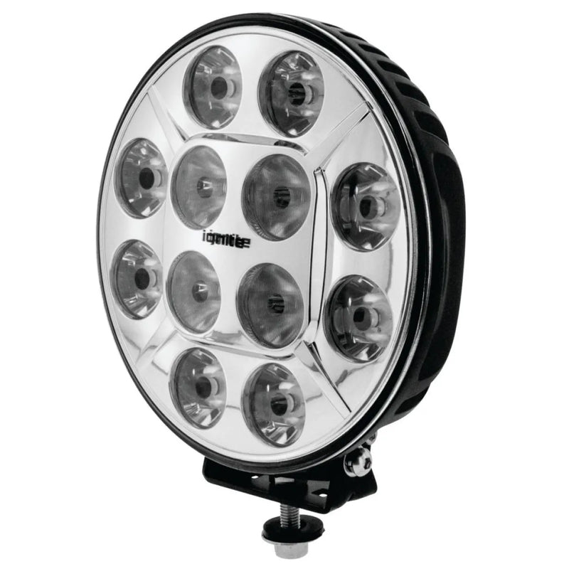 Ignite 7 Round Driving Light | Flood/Spot Beam | Chrome Face - Driving Lights