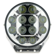 Ignite 7 Round Driving Light | Flood/Spot Beam | Chrome Face - Driving Lights