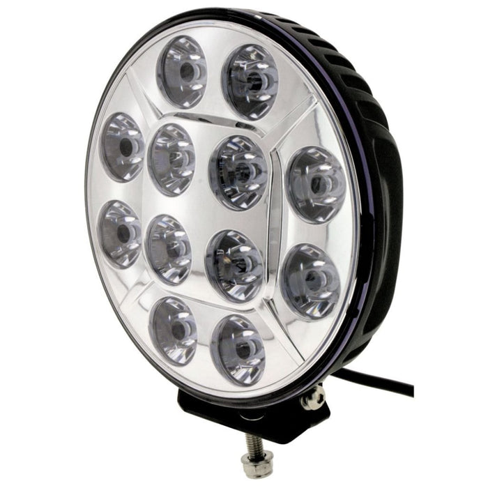 Ignite 7 Round LED Driving light | Spot Beam | Chrome Face - Driving Lights