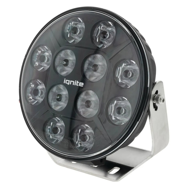 Ignite 9 LED Driving Light | Flood/Spot Beam | Black Face - Driving Lights