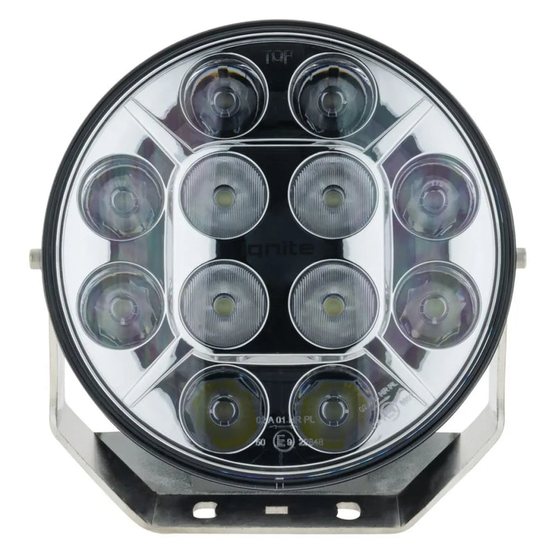 Ignite 9 Round LED Driving Lamp | Flood/Spot Beam | Chrome Face - Driving Lights