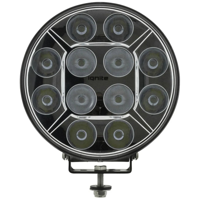 Ignite 9 Round LED Driving Lamp | Flood/Spot Beam | Chrome Face - Driving Lights