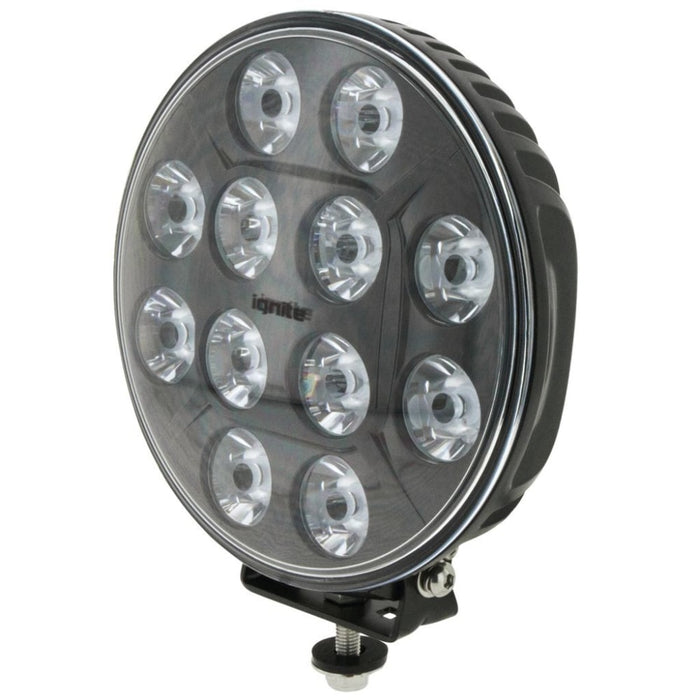 Ignite 9 Round LED Driving Light | Spot Beam | Black Face - Driving Lights